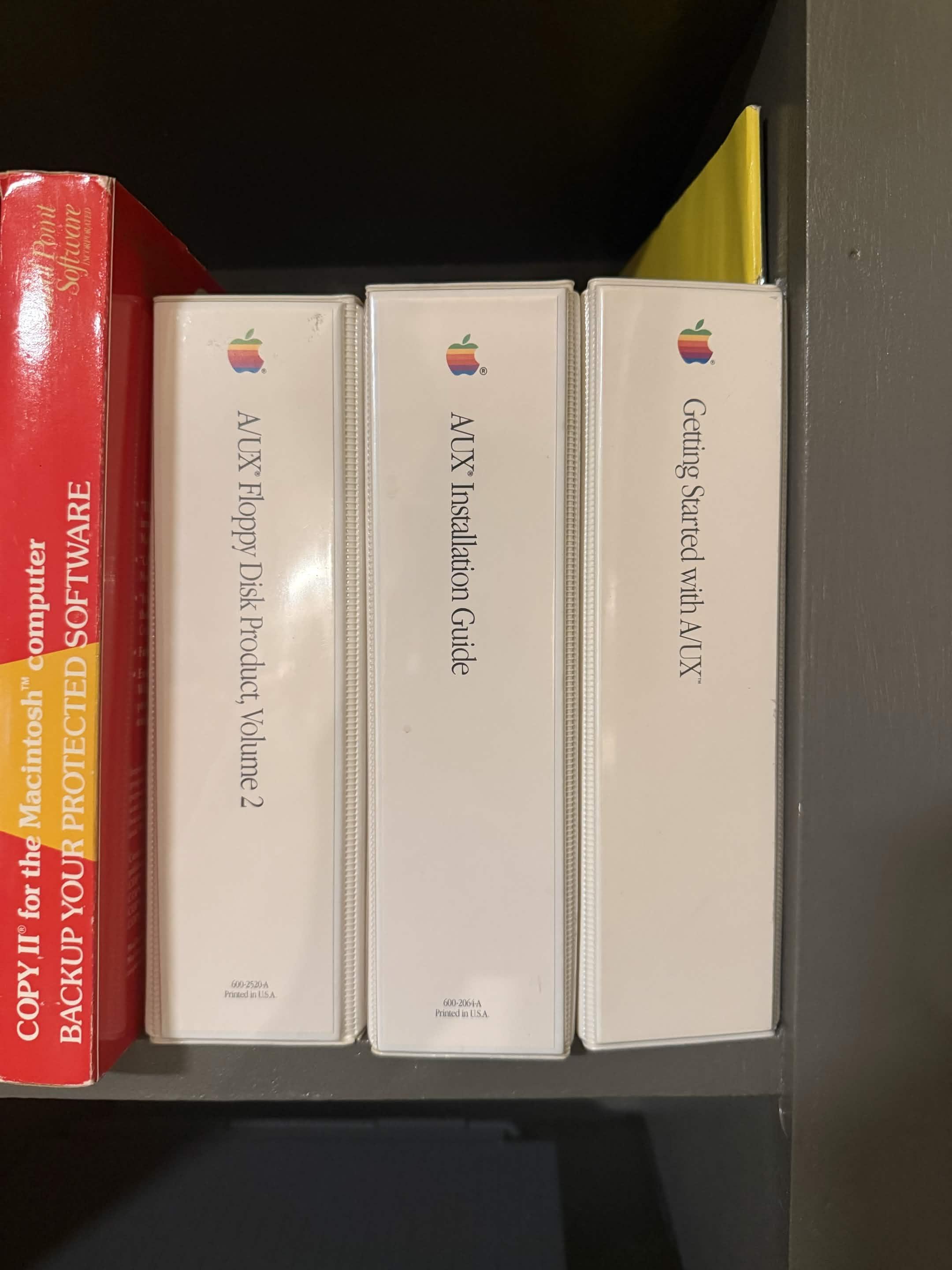 A/UX binders